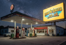 gas station