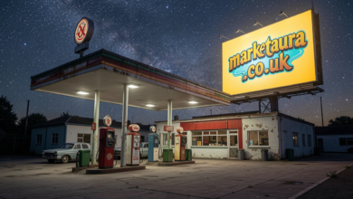 gas station