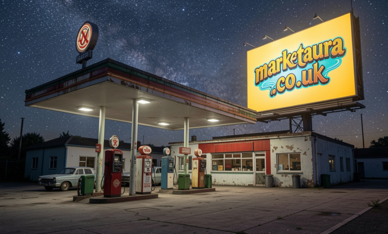 gas station