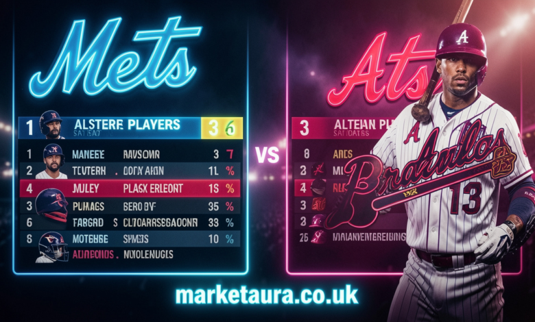 Mets vs Atlanta Braves Match Player Stats