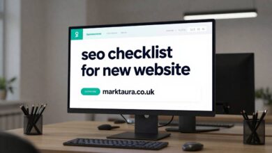 seo checklist for new website