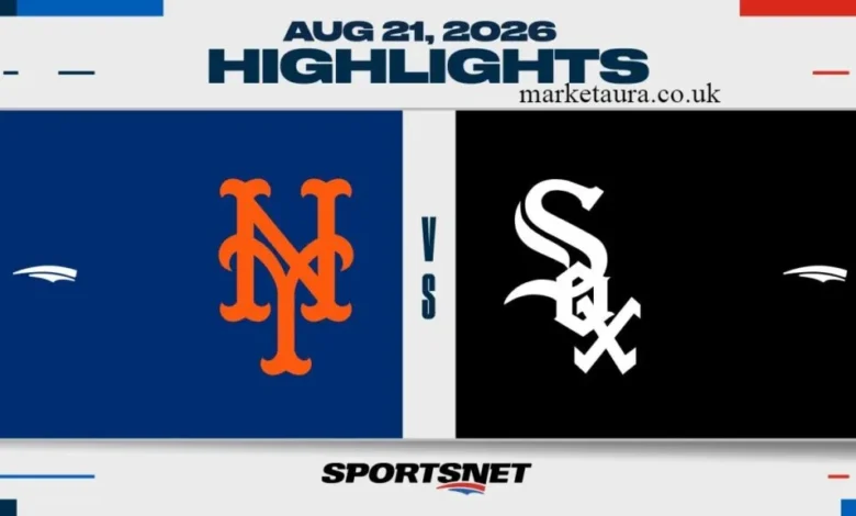 mets vs white sox match player stats