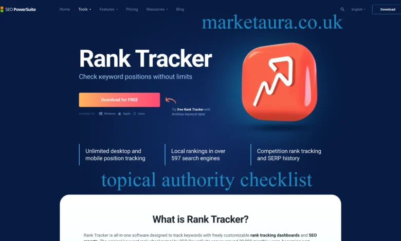 topical authority checklist