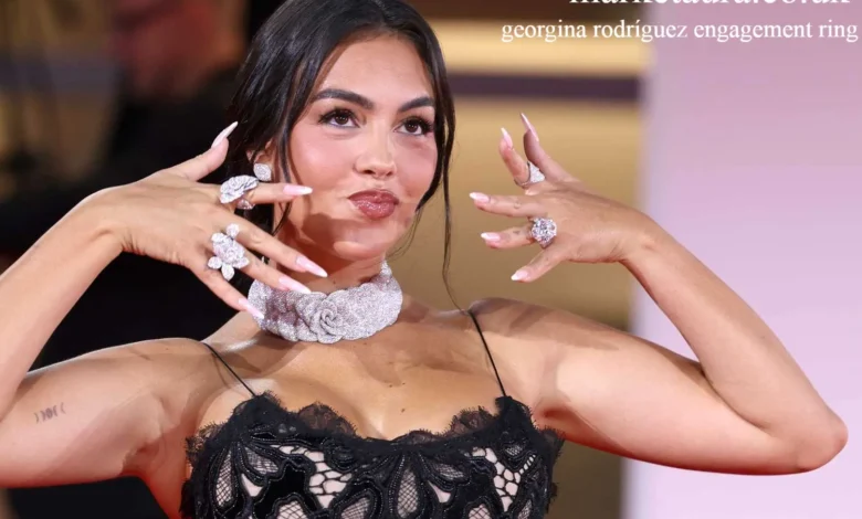 georgina rodríguez engagement ring