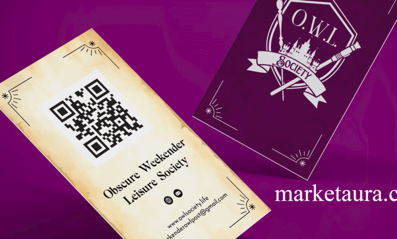 qr code business card designs